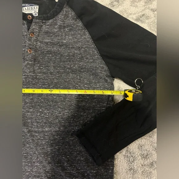 Henley Baseball Tee long sleeve men’s shirt - Picture 6 of 10